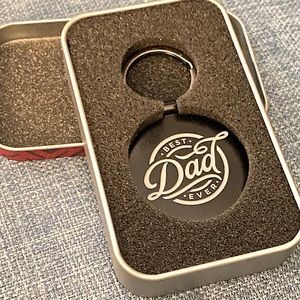 NEW Best Dad Ever -Keyring/Keychain in Gift Tin KMO071